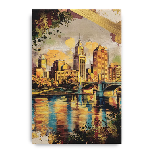 Columbus Historic Landmarks - Canvas Wall Art