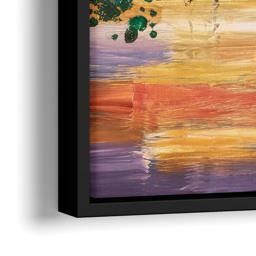 Houston Cultural Essence - Close-Up Black Frame Canvas