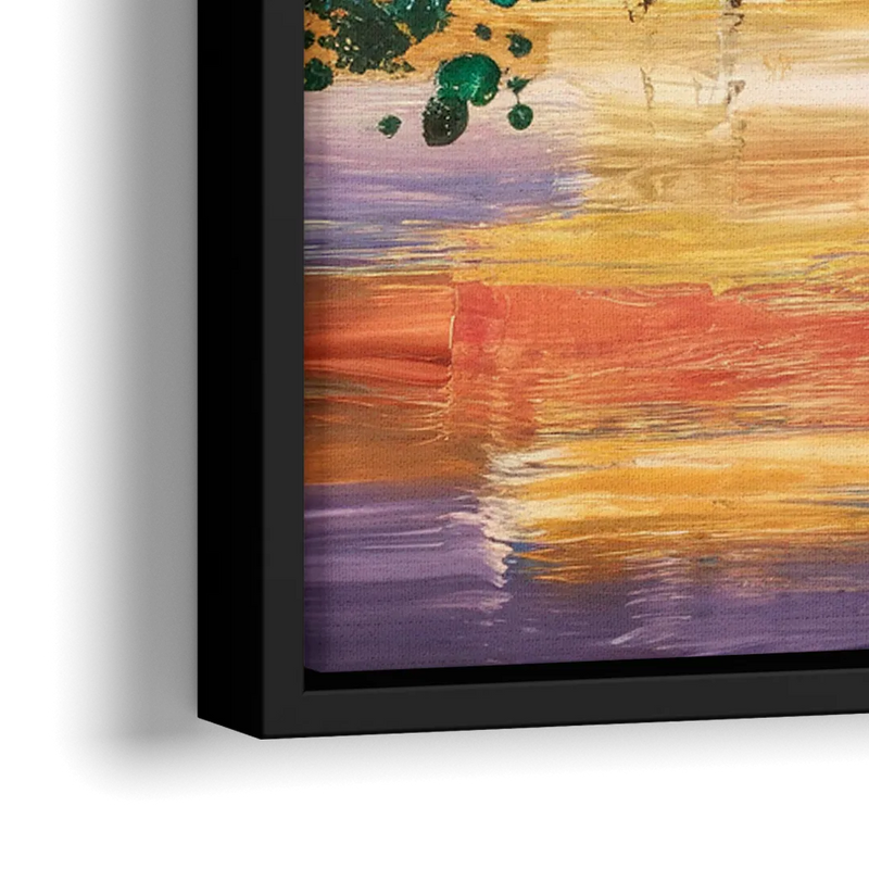 Houston Cultural Essence - Close-Up Black Frame Canvas