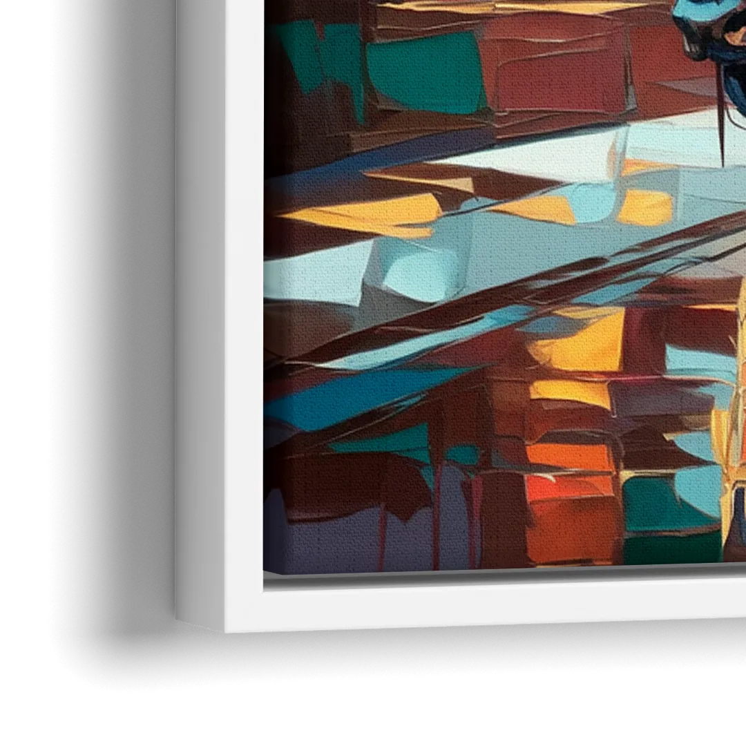 Buffalo Elmwood Village Vibes - Close-Up White Frame Canvas