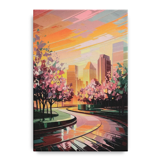 Anaheim Cityscape Vibes - Canvas Wall Art