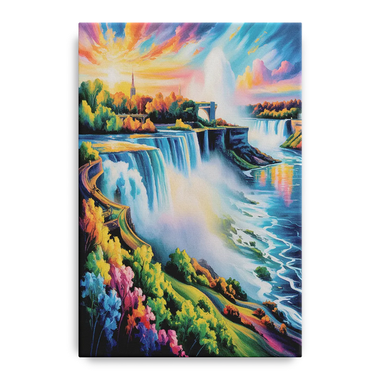 Niagara Falls Panorama - Canvas Wall Art