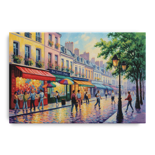Rue Saint Paul Vibes - Canvas Wall Art