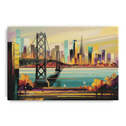 Oakland Downtown Vibes - Canvas Wall Art