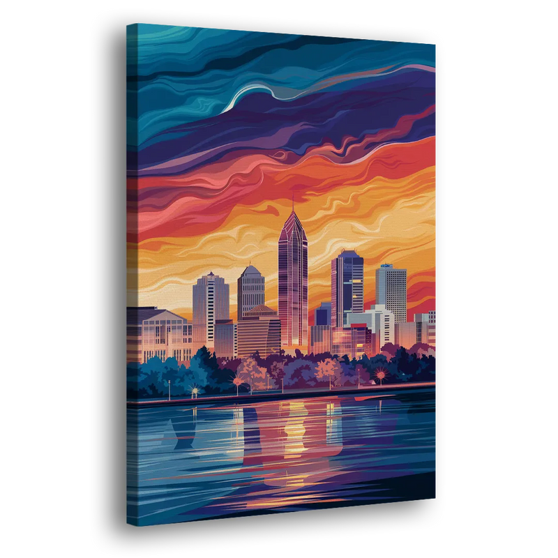 Atlanta Street Photography - Canvas Print Art Sides