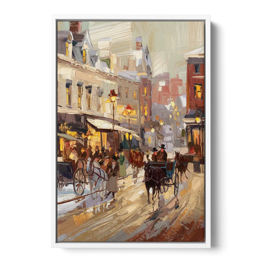 Madison Cultural Heritage - White Frame Canvas