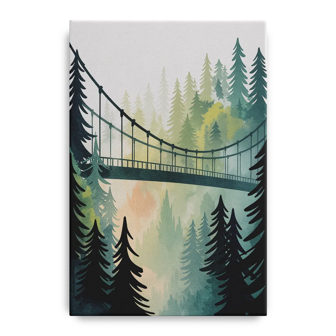 Capilano Suspension Bridge - Canvas Wall Art