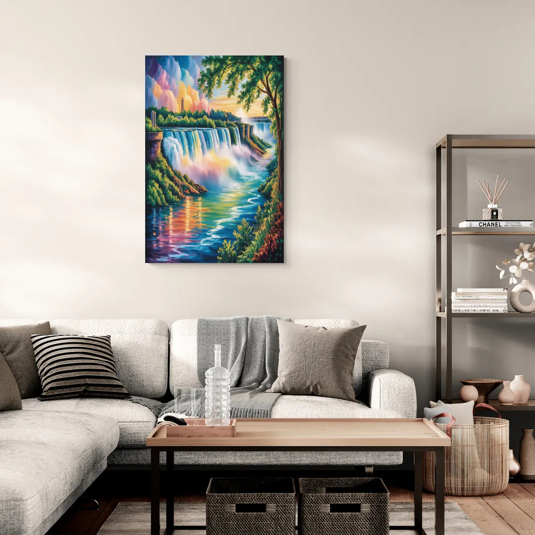 Niagara Falls Nature Trail - Canvas Wall Art Living Room