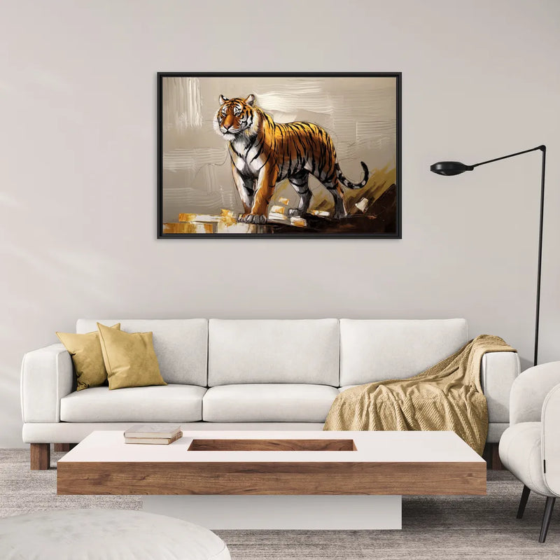 Memphis Tigers Pride - Living Room Black Frame Canvas