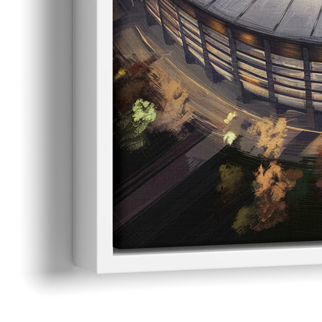 Orlando City FC Stadium Scene - Close-Up White Frame Canvas
