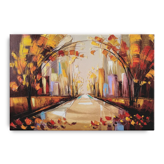 New York City Central Park Autumn - Canvas Wall Art