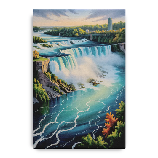 Niagara River Rapids - Canvas Wall Art