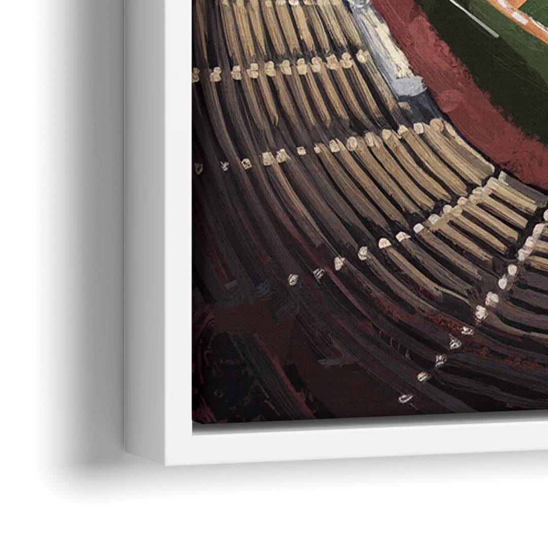 Los Angeles Angels Stadium - Close-Up White Frame Canvas