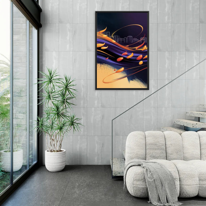 Phoenix Sports Team Pride - Living Room Black Frame Canvas