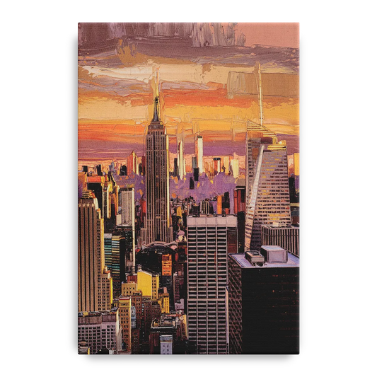 New York City Midtown Skyline - Canvas Wall Art