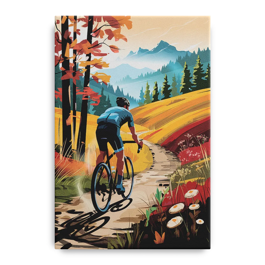 Madison Bike Trails Adventure - Canvas Wall Art
