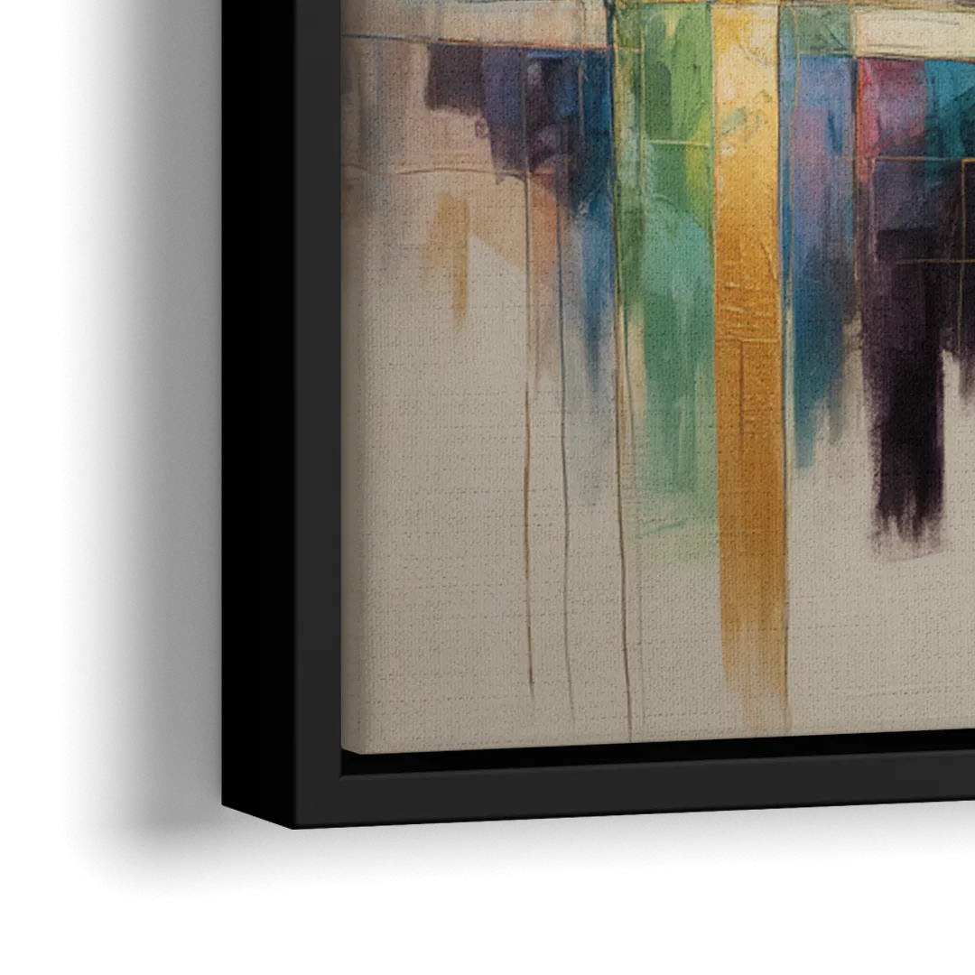 Saint Josephs Oratory - Close-Up Black Frame Canvas