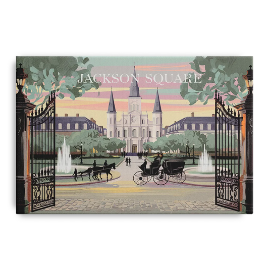 New Orleans Jackson Square - Canvas Wall Art