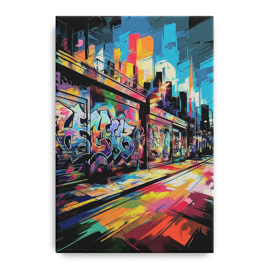 Dunedin Street Art Vibes - Canvas Wall Art
