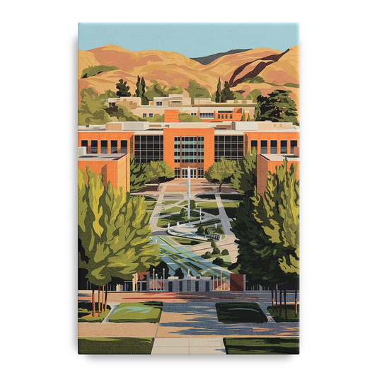 Fresno State Campus Vibes - Canvas Wall Art