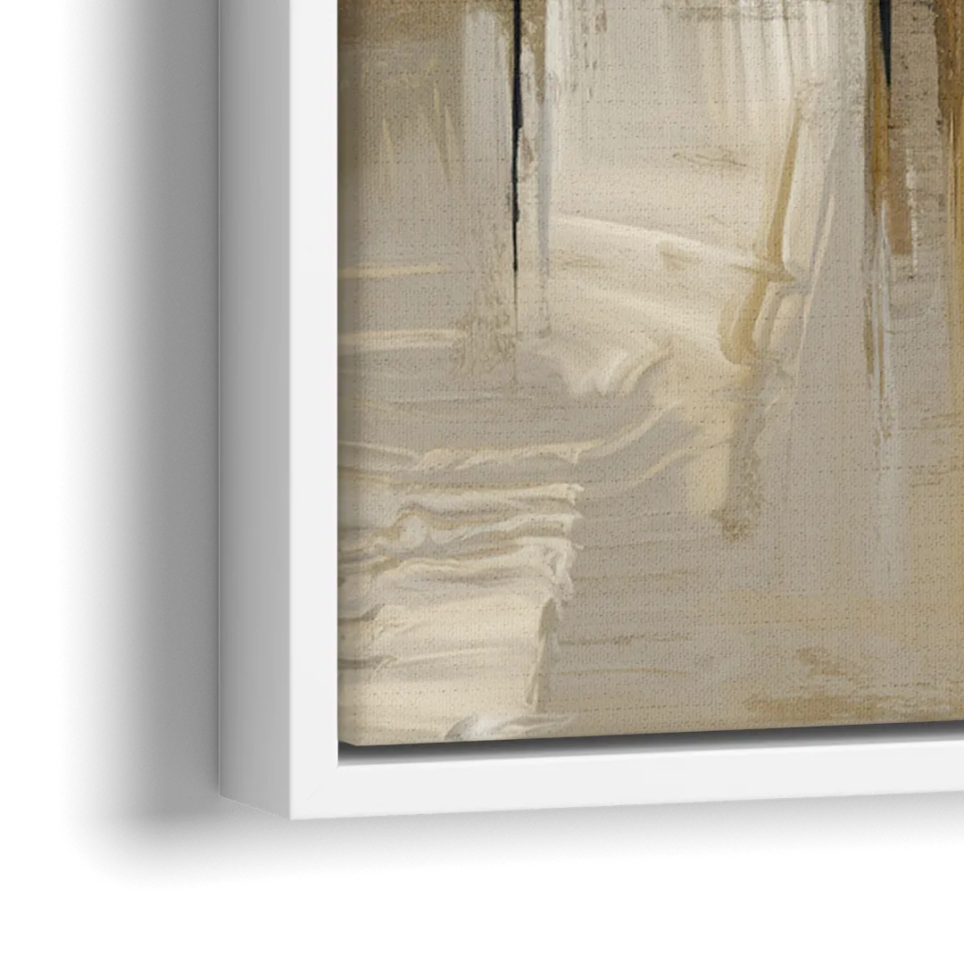 Houston Contemporary Design - Close-Up White Frame Canvas