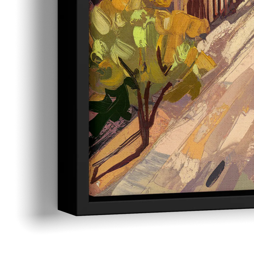Madison Historic Architecture - Close-Up Black Frame Canvas