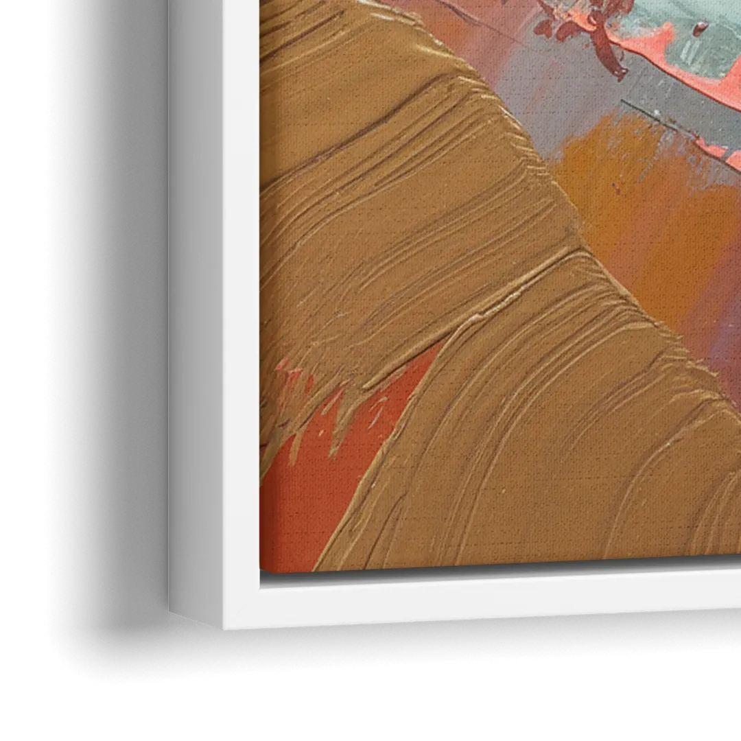 Irvine Orange County Vibes - Close-Up White Frame Canvas