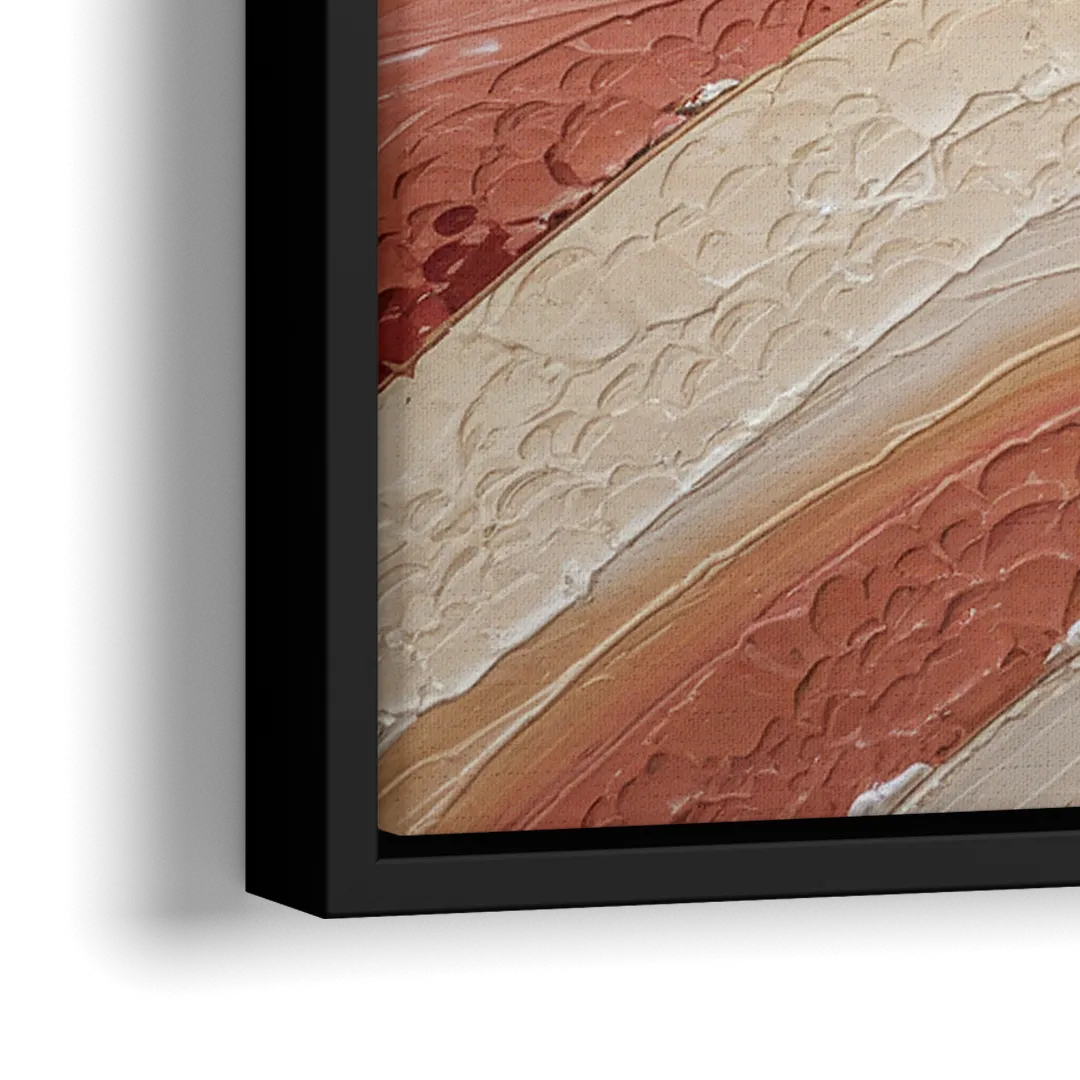 Marfa Texas Horizon - Close-Up Black Frame Canvas