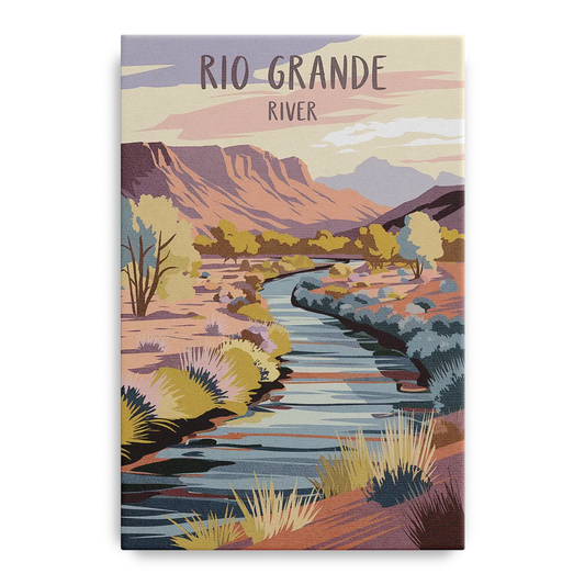 Albuquerque Rio Grande Views - Canvas Wall Art