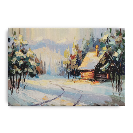 Gatlinburg Winter Wonderland - Canvas Wall Art