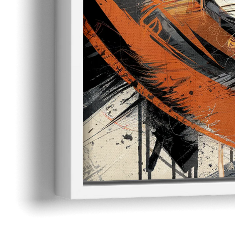 Baltimore Orioles Team Spirit - Close-Up White Frame Canvas