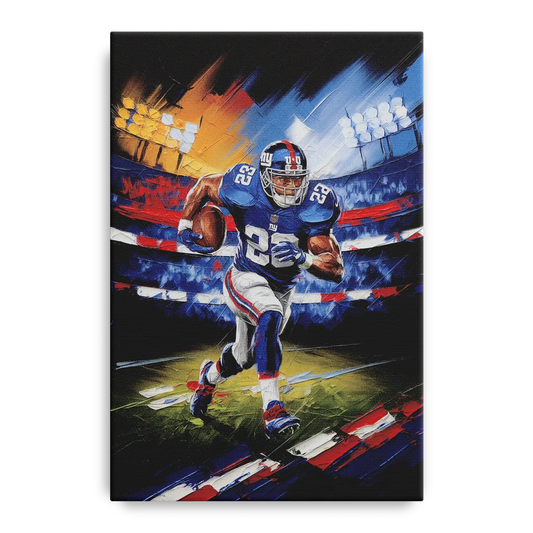 New York City Giants Football - Canvas Wall Art
