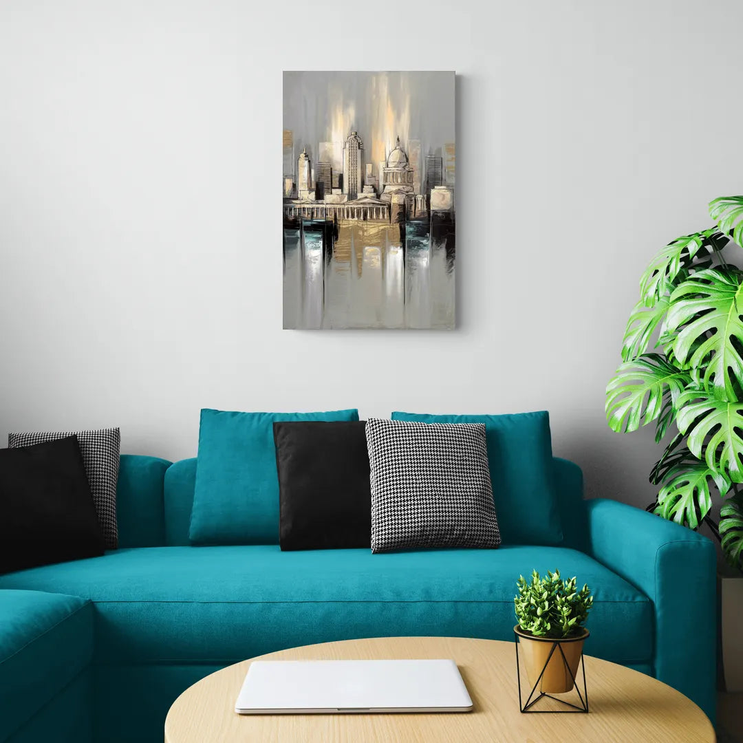 Louisville Historic Landmarks - Canvas Wall Art Living Room