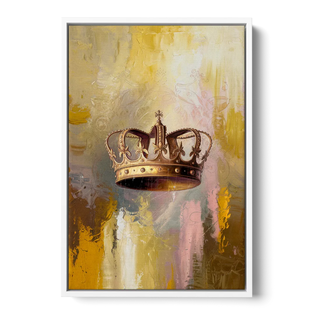 Corona Golden Hour - White Frame Canvas