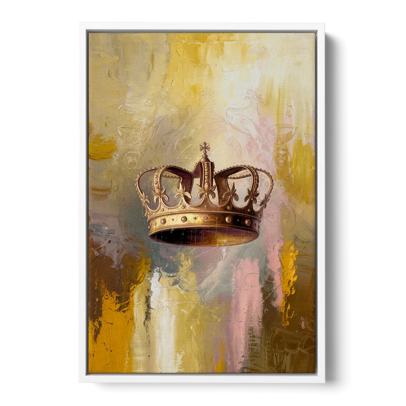 Corona Golden Hour - White Frame Canvas