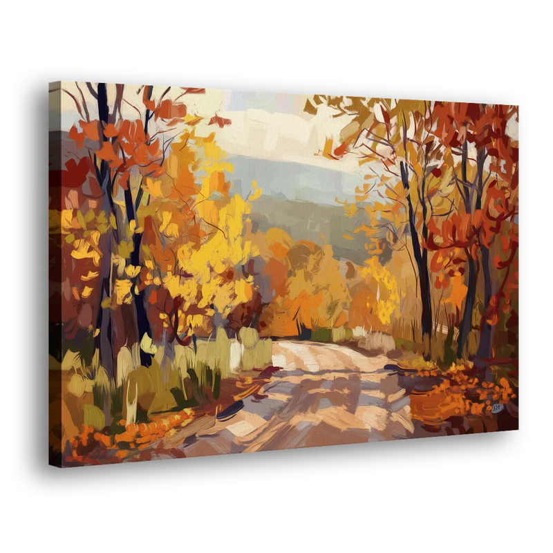 Knoxville Autumn Colors - Canvas Print Art Sides
