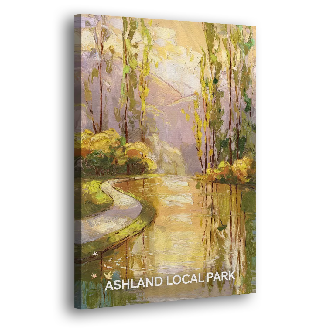 Ashland Local Park Serenity - Canvas Print Art Sides