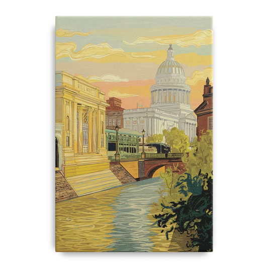 Richmond Urban Landmarks - Canvas Wall Art