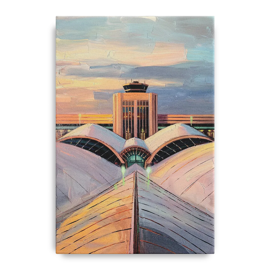 Denver International Terminal - Canvas Wall Art