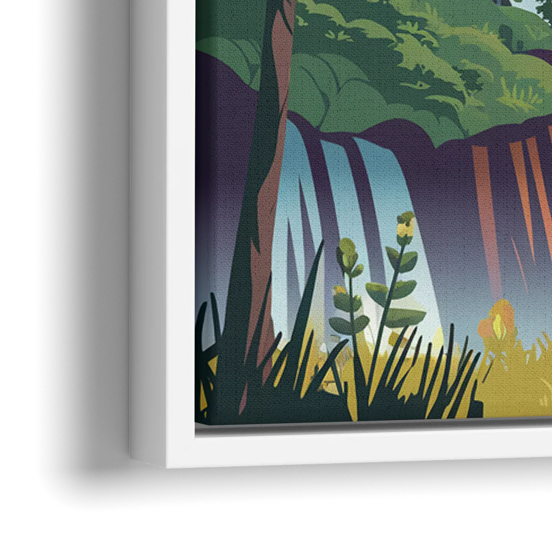 Henderson Scenic Trails - Close-Up White Frame Canvas