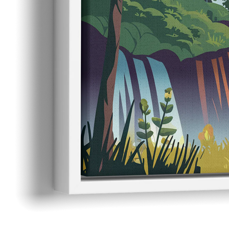 Henderson Scenic Trails - Close-Up White Frame Canvas