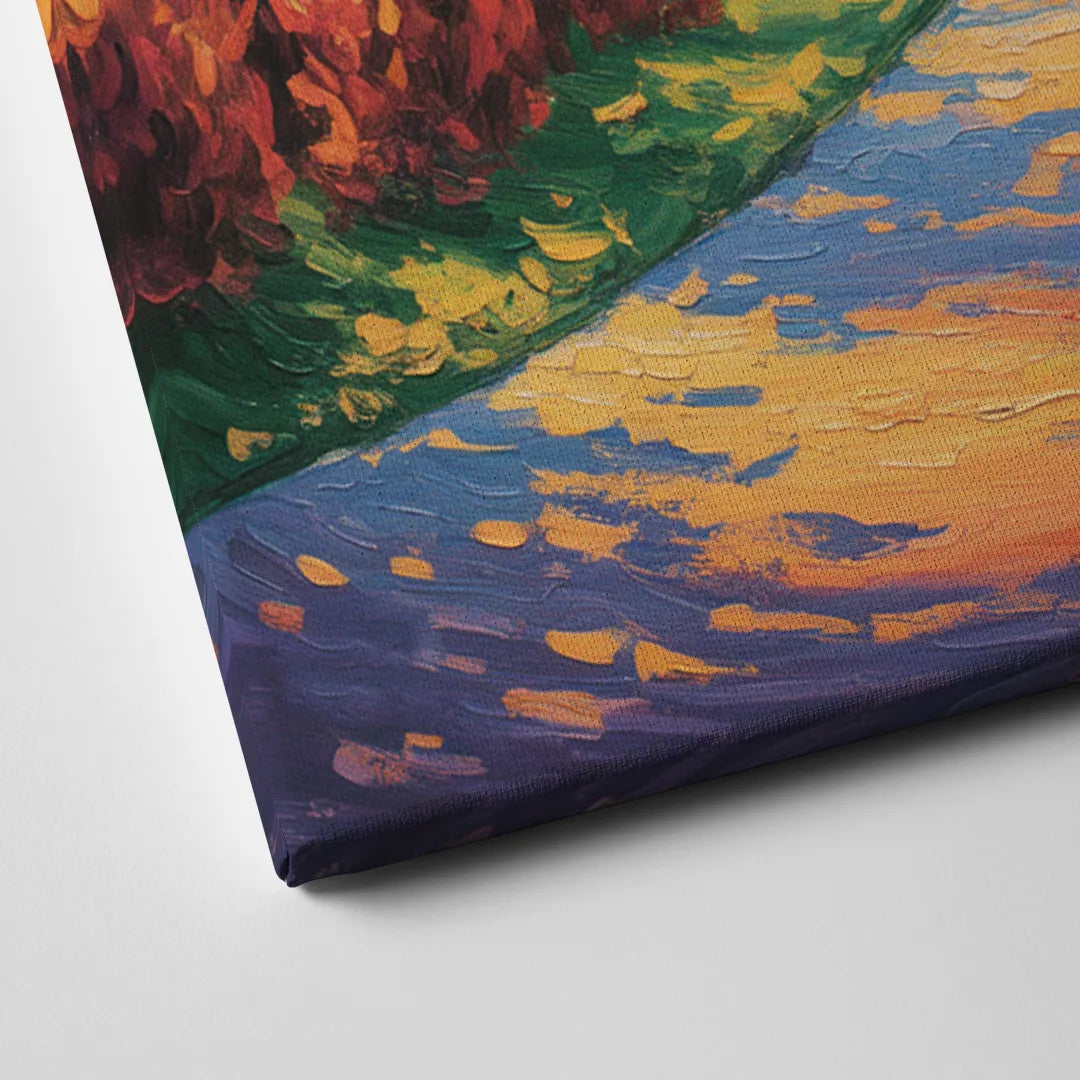 Niagara Parkway Autumn Canvas Close Up