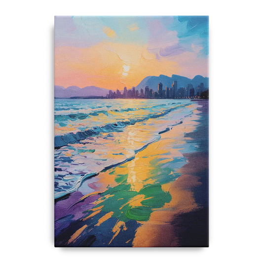 Sunset Beach Vancouver - Canvas Wall Art