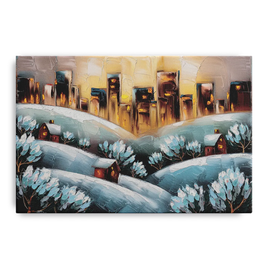 Fort Wayne Winter Wonderland - Canvas Wall Art
