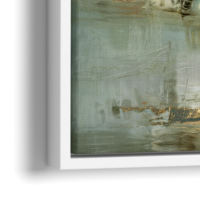 Irvine Coastal Serenity - Close-Up White Frame Canvas