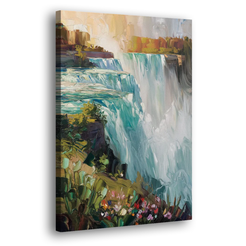 Buffalo Niagara Falls View - Canvas Print Art Sides