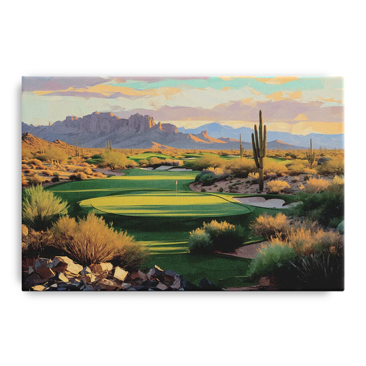 Scottsdale Golf Paradise - Canvas Wall Art