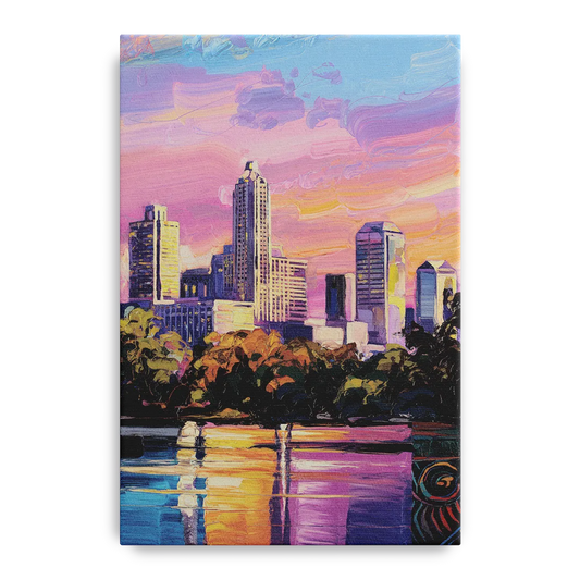 Austin East Side Murals - Canvas Wall Art