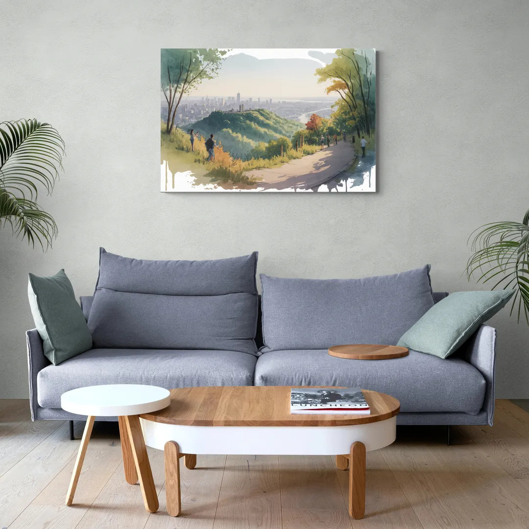 Mount Royal Lookout - Canvas Wall Art Living Room