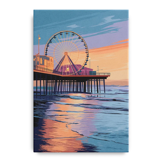 Los Angeles Santa Monica Pier - Canvas Wall Art